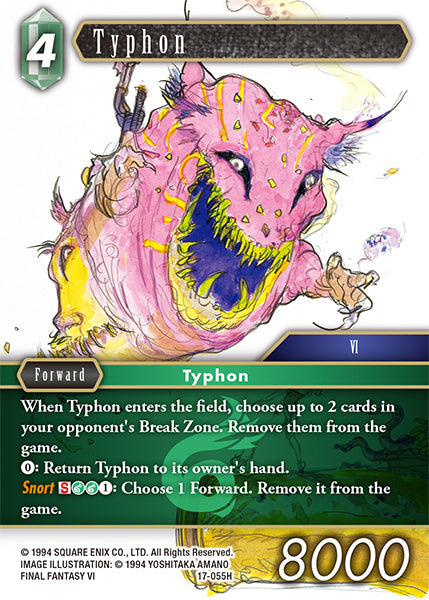 Final Fantasy Opus XVII 17-055 Typhon