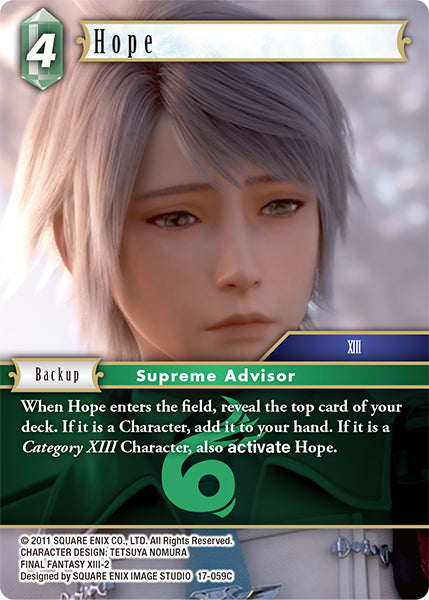 Final Fantasy Opus XVII 17-059 Hope