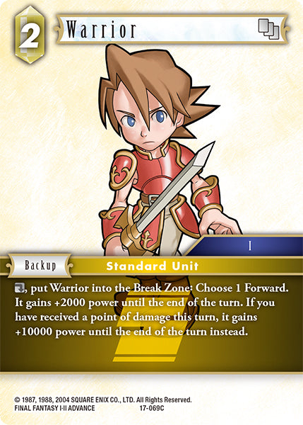 Final Fantasy Opus XVII 17-069 Warrior