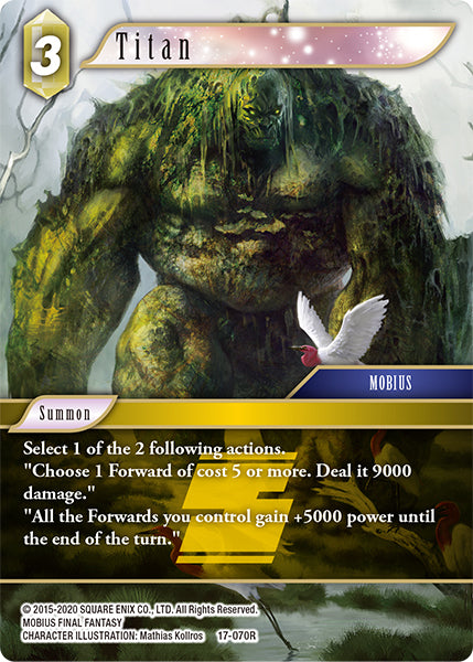 Final Fantasy Opus XVII 17-070 Titan