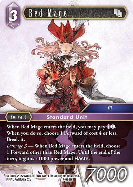 Final Fantasy Opus XVII 17-086 Red Mage