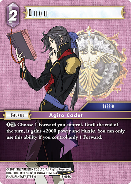 Final Fantasy Opus XVII 17-095 Quon