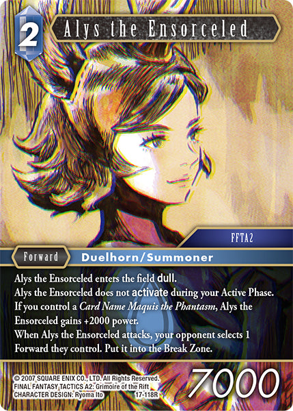 Final Fantasy Opus XVII 17-118 Alys the Ensorceled