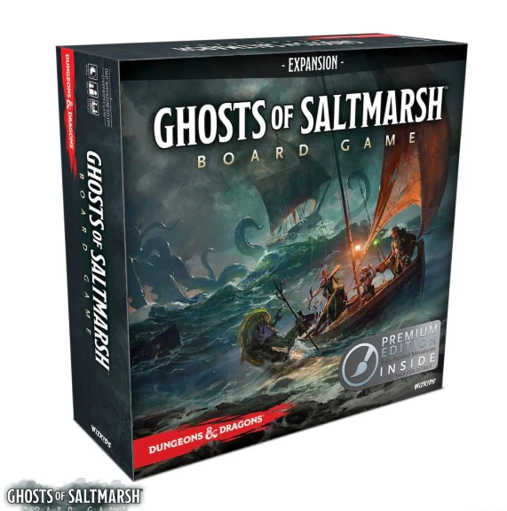Dungeons & Dragons: Ghosts of Saltmarsh Adventure System Board Game Expansion (Premium Edition)