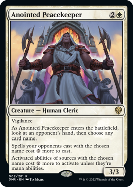 MTG Dominaria United 002/281 Anointed Peacekeeper