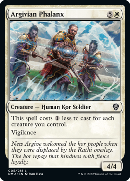 MTG Dominaria United 005/281 Argivian Phalanx