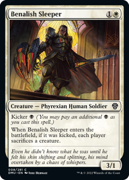 MTG Dominaria United 008/281 Benalish Sleeper