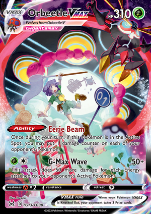 SWSH Lost Origin TG13/TG30 Orbeetle VMAX