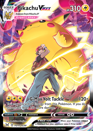 SWSH Lost Origin TG17/TG30 Pikachu VMAX