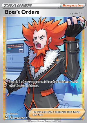 SWSH Lost Origin TG24/TG30 Boss’s Orders (Lysandre)
