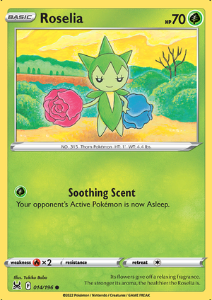 SWSH Lost Origin 014-196 Roselia