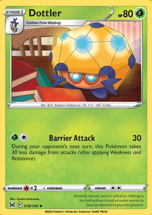 SWSH Lost Origin 019-196 Dottler