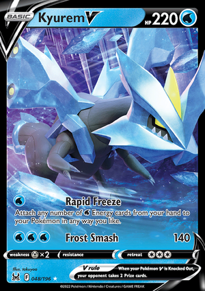 SWSH Lost Origin 048-196 Kyurem V