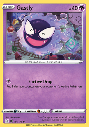 SWSH Lost Origin 064-196 Gastly