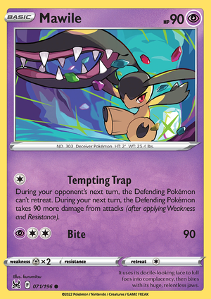 SWSH Lost Origin 071-196 Mawile