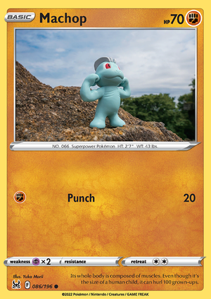 SWSH Lost Origin 086-196 Machop