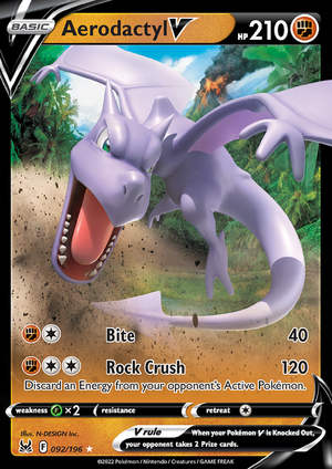 SWSH Lost Origin 092-196 Aerodactyl V