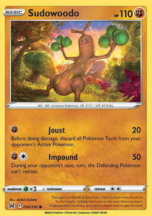SWSH Lost Origin 094-196 Sudowoodo