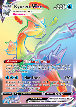SWSH Lost Origin 197-196 Kyurem VMAX