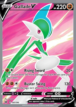 SWSH Lost Origin 181-196 Gallade V