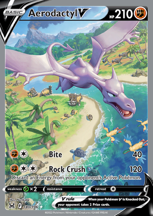 SWSH Lost Origin 180-196 Aerodactyl V