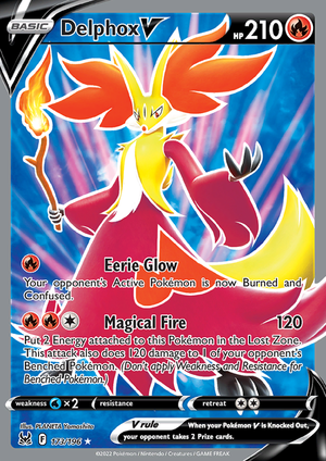 SWSH Lost Origin 173-196 Delphox V