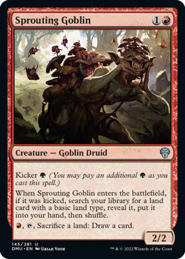 MTG Dominaria United 145/281 Sprouting Goblin