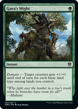 MTG Dominaria United 164/281 Gaea's Might