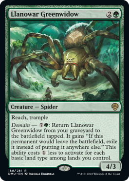 MTG Dominaria United 169/281 Llanowar Greenwidow