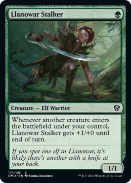MTG Dominaria United 171/281 Llanowar Stalker
