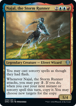 MTG Dominaria United 208/281 Najal, the Storm Runner
