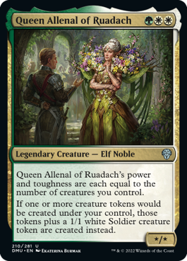 MTG Dominaria United 210/281 Queen Allenal of Ruadach