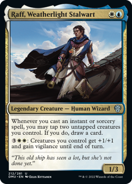 MTG Dominaria United 212/281 Raff, Weatherlight Stalwart