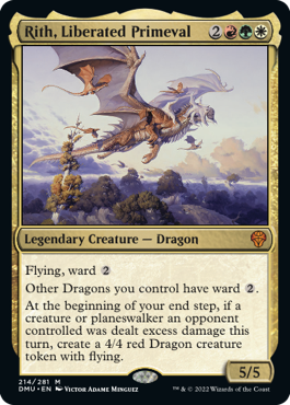 MTG Dominaria United 214/281 Rith, Liberated Primeval