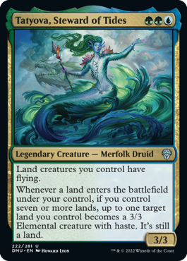 MTG Dominaria United 222/281 Tatyova, Steward of Tides