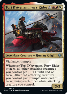 MTG Dominaria United 223/281 Tori D'Avenant, Fury Rider