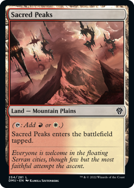 MTG Dominaria United 254/281 Sacred Peaks