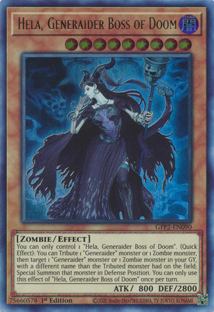 Ghosts From The Past The 2nd Haunting GFP2-EN090 Hela, Generaider Boss of Doom