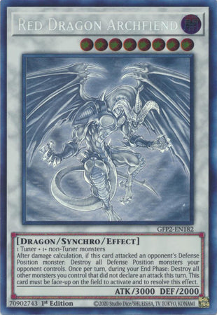 Ghosts From The Past The 2nd Haunting GFP2-EN182 Red Dragon Archfiend (Ghost Rare)