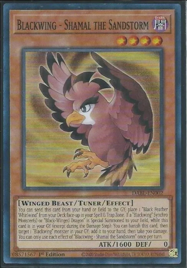 Darkwing Blast DABL-EN002 Blackwing - Shamal the Sandstorm