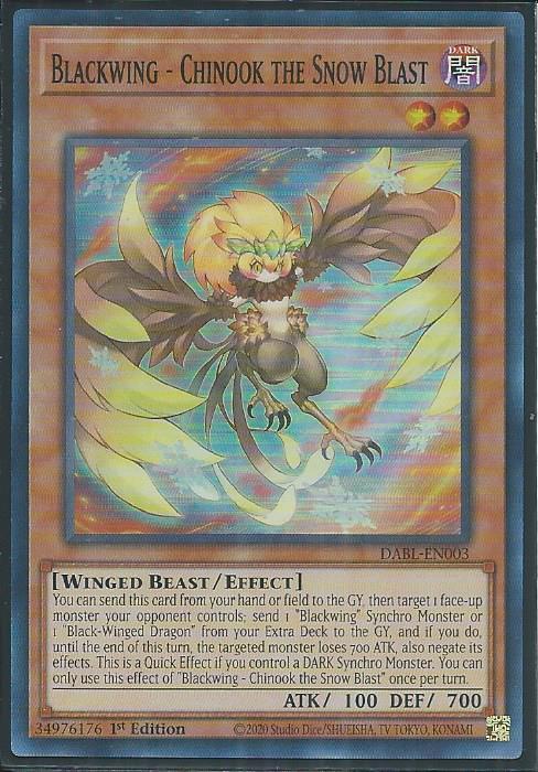 Darkwing Blast DABL-EN003 Blackwing - Chinook the Snow Blast