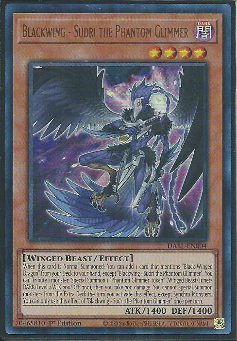 Darkwing Blast DABL-EN004 Blackwing - Sudri the Phantom Glimmer