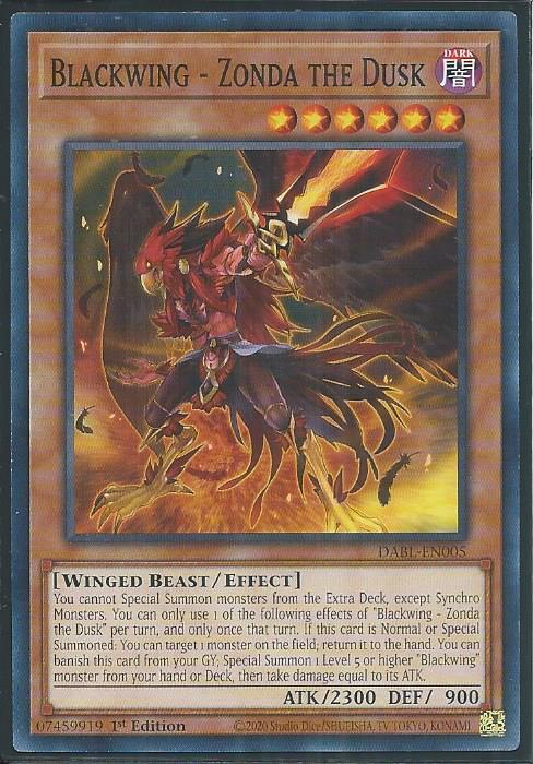 Darkwing Blast DABL-EN005 Blackwing - Zonda the Dusk