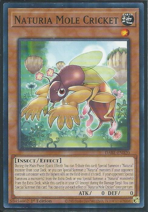 Darkwing Blast DABL-EN020 Naturia Mole Cricket