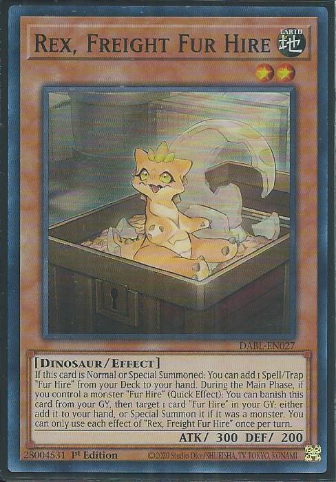 Darkwing Blast DABL-EN027 Rex, Freight Fur Hire