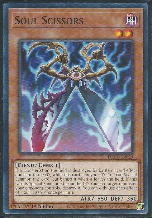 Darkwing Blast DABL-EN029 Soul Scissors