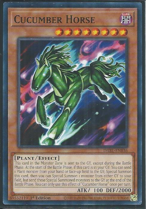 Darkwing Blast DABL-EN036 Cucumber Horse