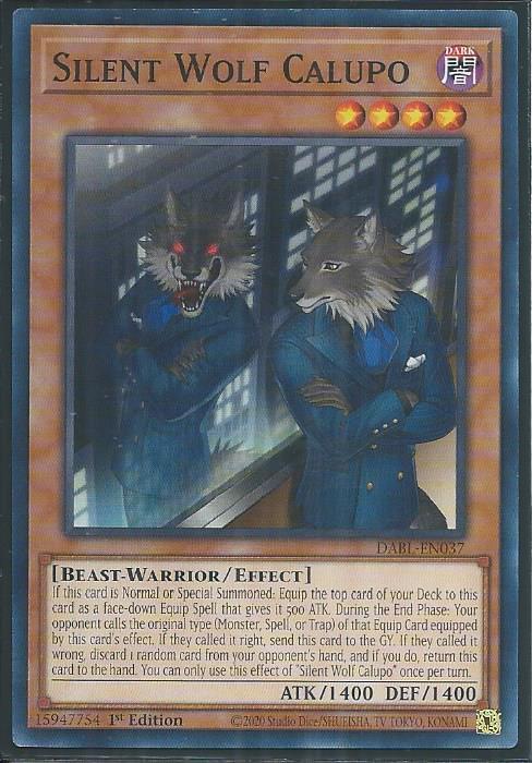 Darkwing Blast DABL-EN037 Silent Wolf Calupo