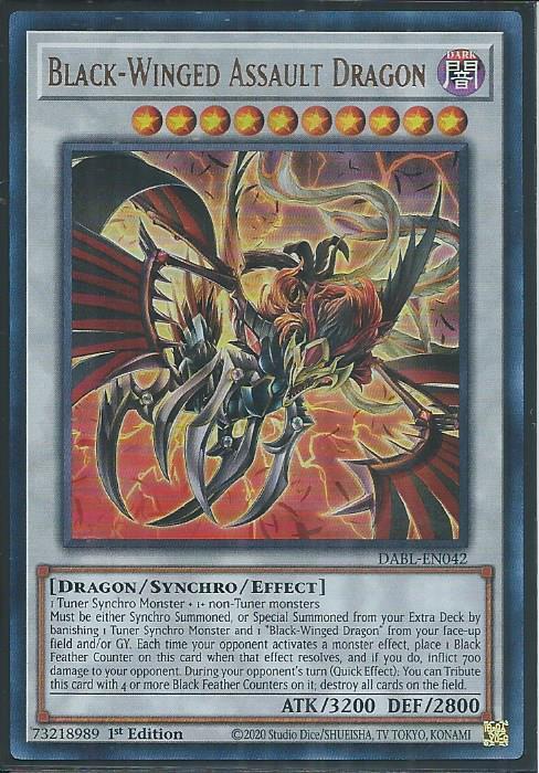 Darkwing Blast DABL-EN042 Black-Winged Assault Dragon