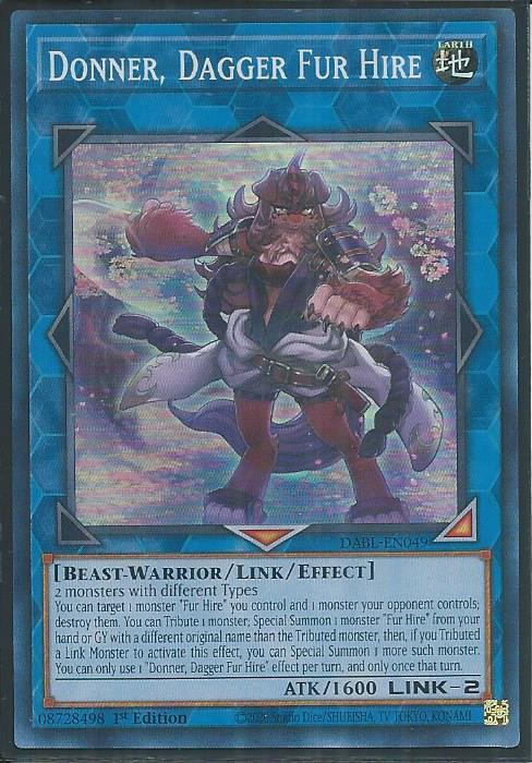 Darkwing Blast DABL-EN049 Donner, Dagger Fur Hire